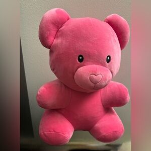 Pink Squish Plush Teddy Bear. New but no tags.